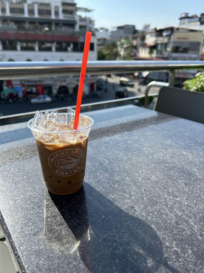 ハイランズコーヒーで注文したベトナムコーヒー